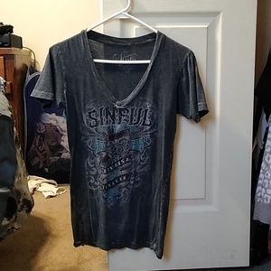 Sinful by Affliction shirt from the Buckle
